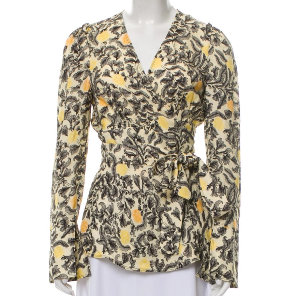 👋 SOLD — NWT PROENZA SCHOULER Wrap Blouse
